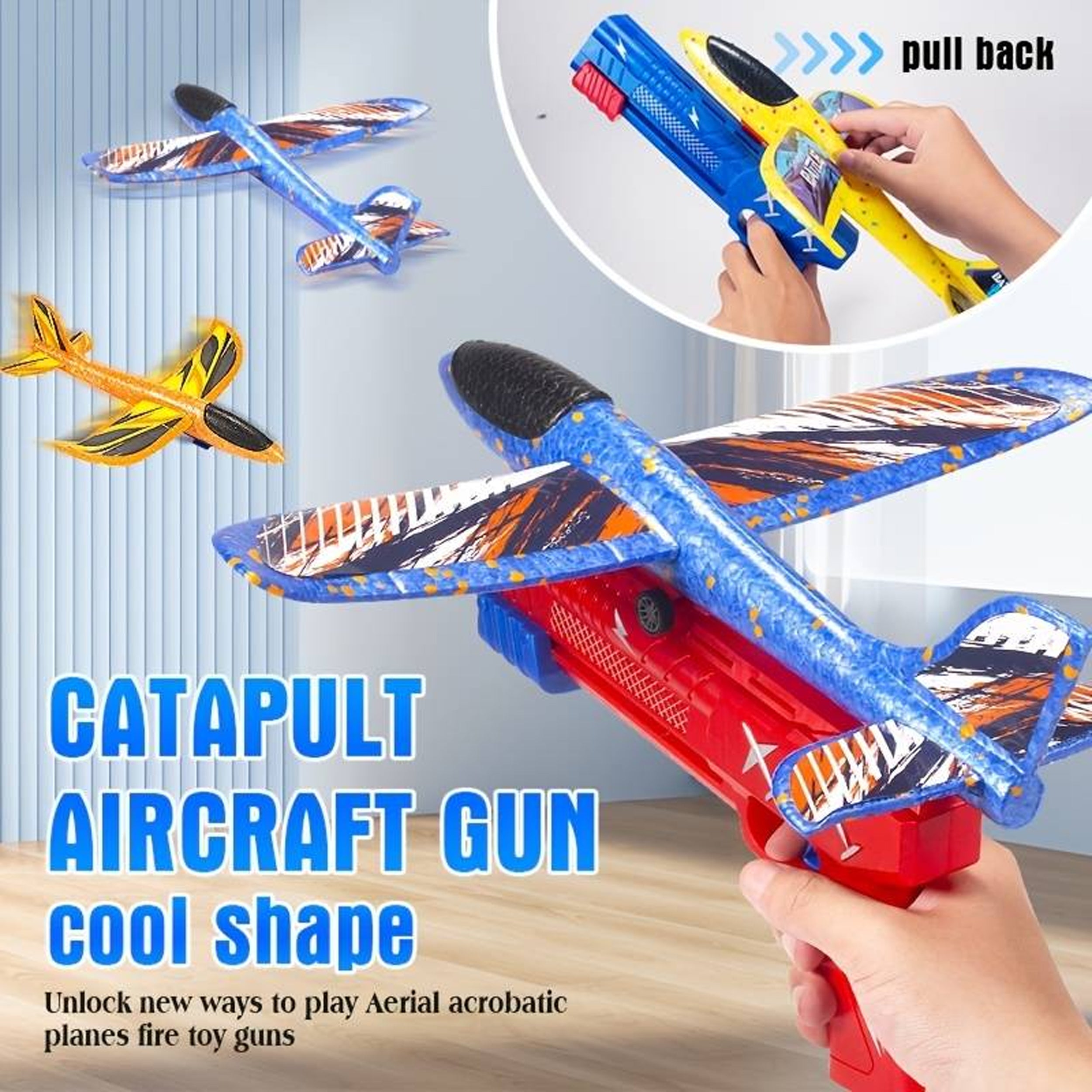 Buy Airplane Launcher Aircrafts Gun Game Toy For Kids Online Best Deals