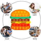Can Be Use Burger Pop It Fidget Toy