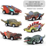 Dinosaur  Vehicle Rubber Toy