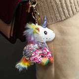 Unicorn Alpaca Zebra Keychain
