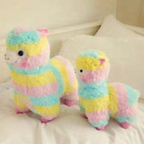 Rainbow Alpaca Plush Toy