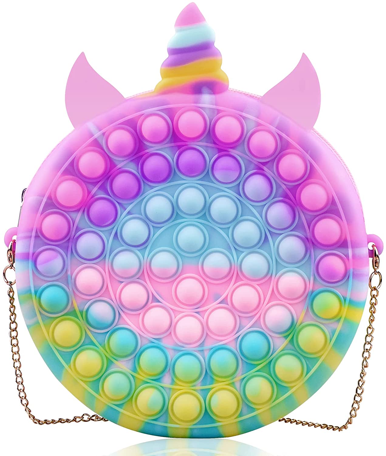 Unicorn Shoulder Pop It Fidget Bag