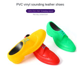 Dog Molar Resistant Pet PVC Vinyl Sound Leather Shoes Dog Toys