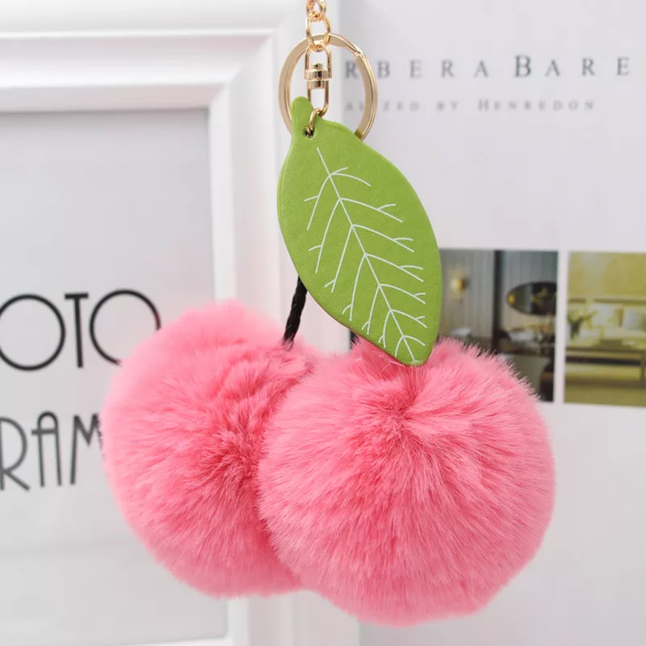 Pom Pom Furball Keychain