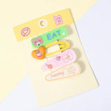 Cartoon Pattern Hair Pins for Children's