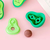 Avocado Fruit Erasers Set