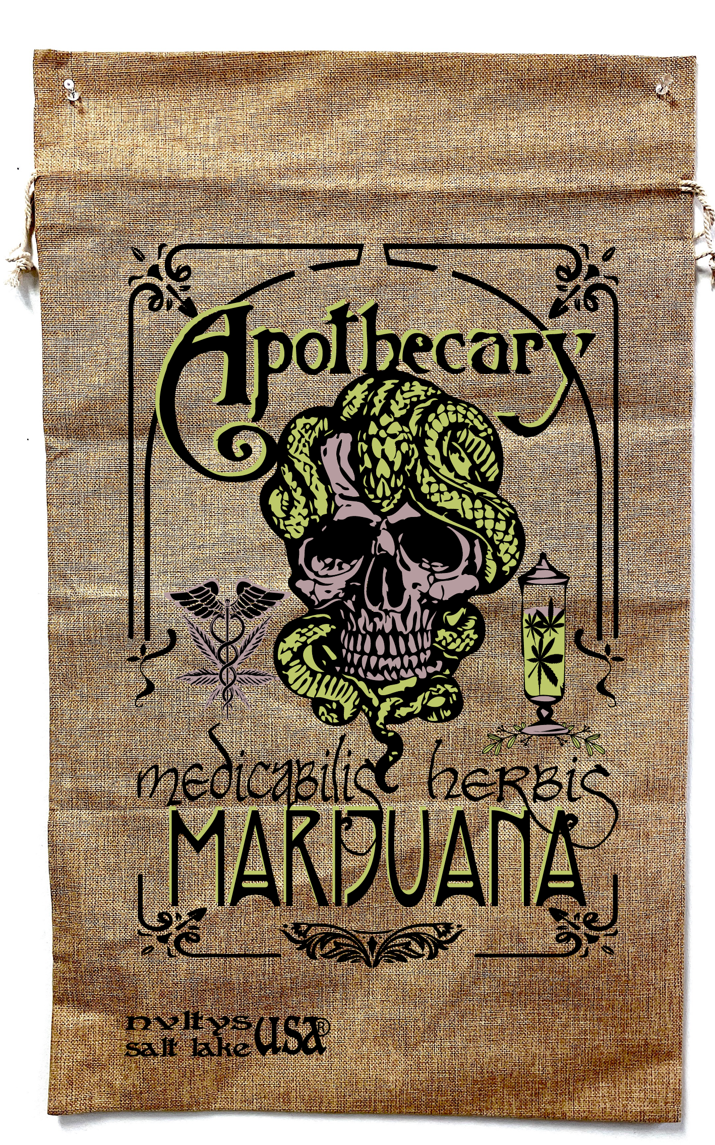 Marijuana burlap bags wholesale sale