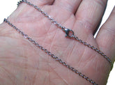 Wholesale DELUXE STAINLESS STEEL SILVER 24 INCH ROLO LINK CHAIN NECKLACE ( sold by the piece or dozen )