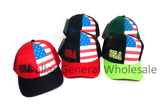 Bulk Buy "America USA Flag" Casual Caps Wholesale