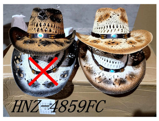 Bulk Buy Abstract Straw Cowboy Hats Wholesale