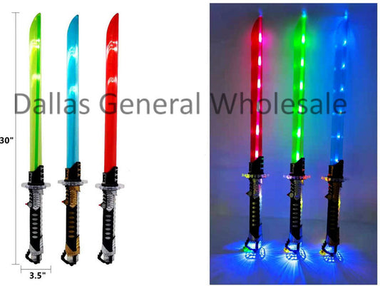 Bulk Buy Carnival Light Up Toy Ninja Swords Wholesale