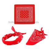 Wholesale Paisley Prints Cotton Bandannas For Unisex- Assorted