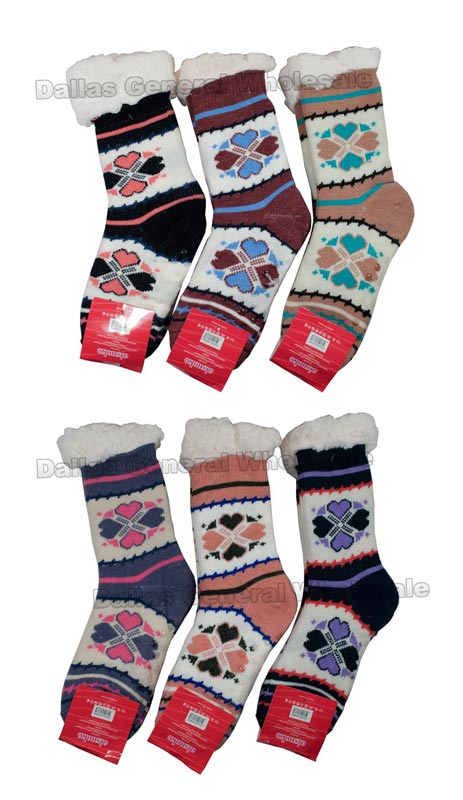 Cute Thermal House Socks Wholesale MOQ 12