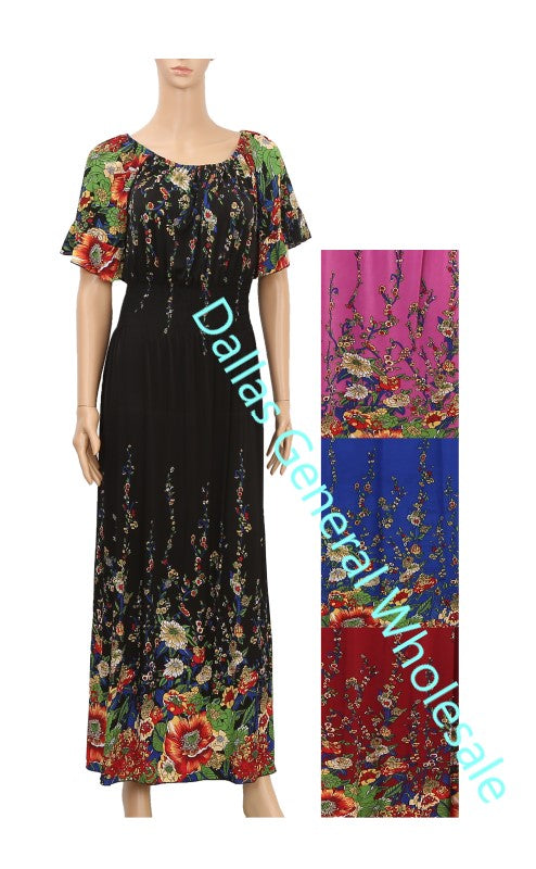 Floral Maxi Dress Wholesale