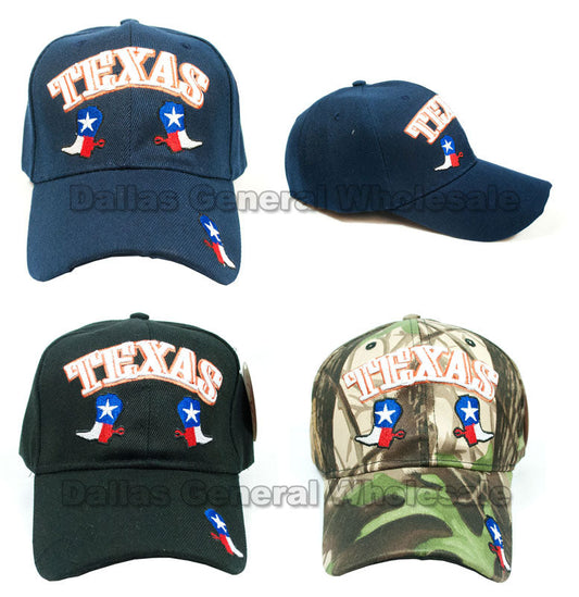 Bulk Buy "Texas Boots" Adults Casual Caps Wholesale