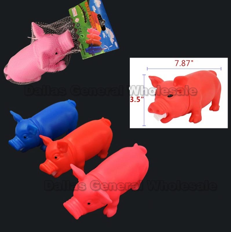 Toy Chewy Squeaky Piggy S Whole
