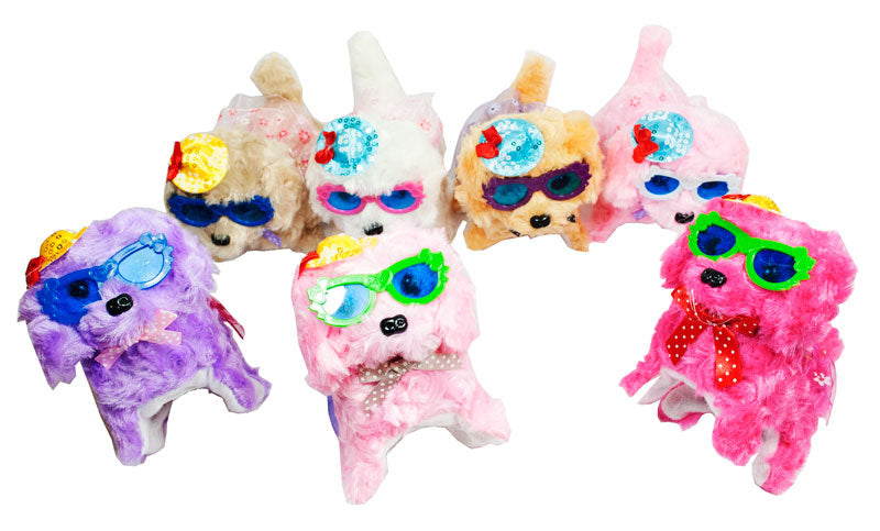 Toy sales poodle barking