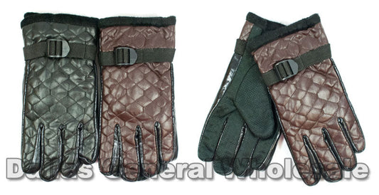 Men's Leather Insulated Gloves Wholesale