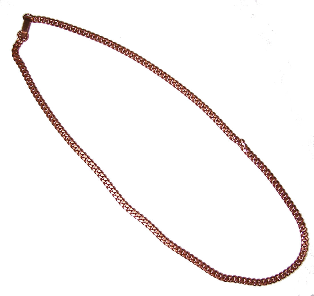 TEJIKA International Pure Copper Chain, Heavy Mens Chain Link 18 inch Necklace, Handmade Necklace Gift for Her, Women's