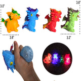 Wholesale Light Up Squeeze Dinosaurs Pop Out Egg Toy For Kids