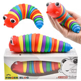 Articulated Slug Fidget Stocking Stuffer Kids Toy