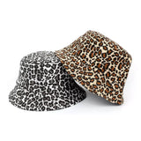 Printed Leopard Bucket Hats