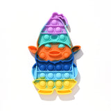Rainbow Push Pop Bubble Fidget Toy
