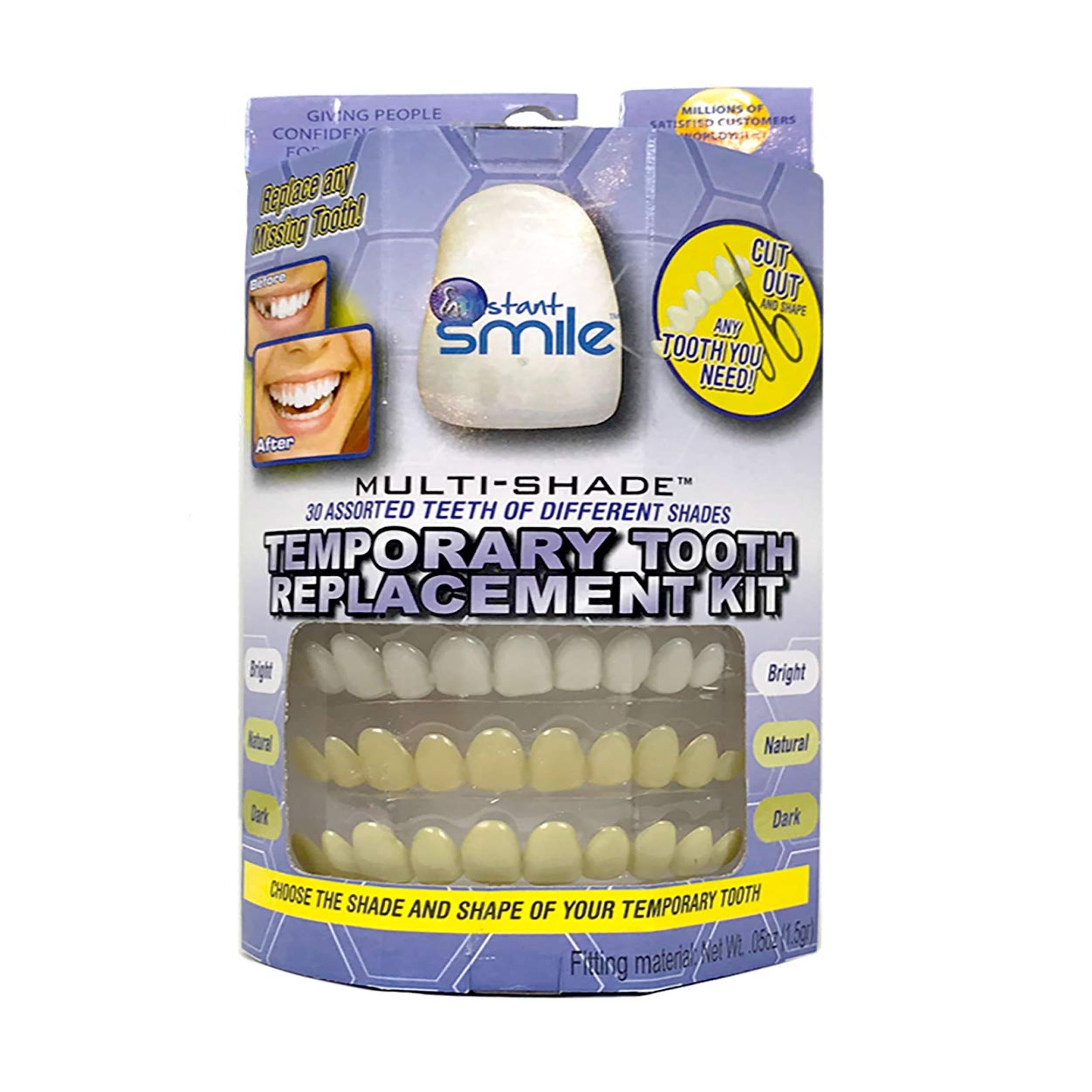 Wholesale Instant Smile Multi Shade Patented Temporary Tooth