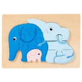 Animal Family Wooden Puzzle