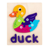 Montessori Educational Wooden Puzzle