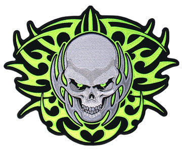Wholesale TRIBAL SKULL EBRODIERED PATCH  (Sold by the piece)