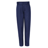 Wholesale Kid's Flat Front Double Knee Pants - Navy( 1 Case= 24 Pcs) 11.9$/pc
