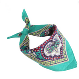 Wholesale BEAUTIFUL MULTI COLOR PAISLEY DESIGN BANDANNA 2 COLORS! 100% COTTON