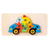 Jigsaw Wood Puzzles Toy For Kids - Assorted