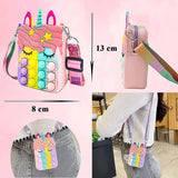 Pop It Unicorn Bags for Girls