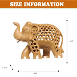 Wooden Handcrafted Elephant Sculpture