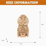 Handmade Wooden Jaali Work Owl