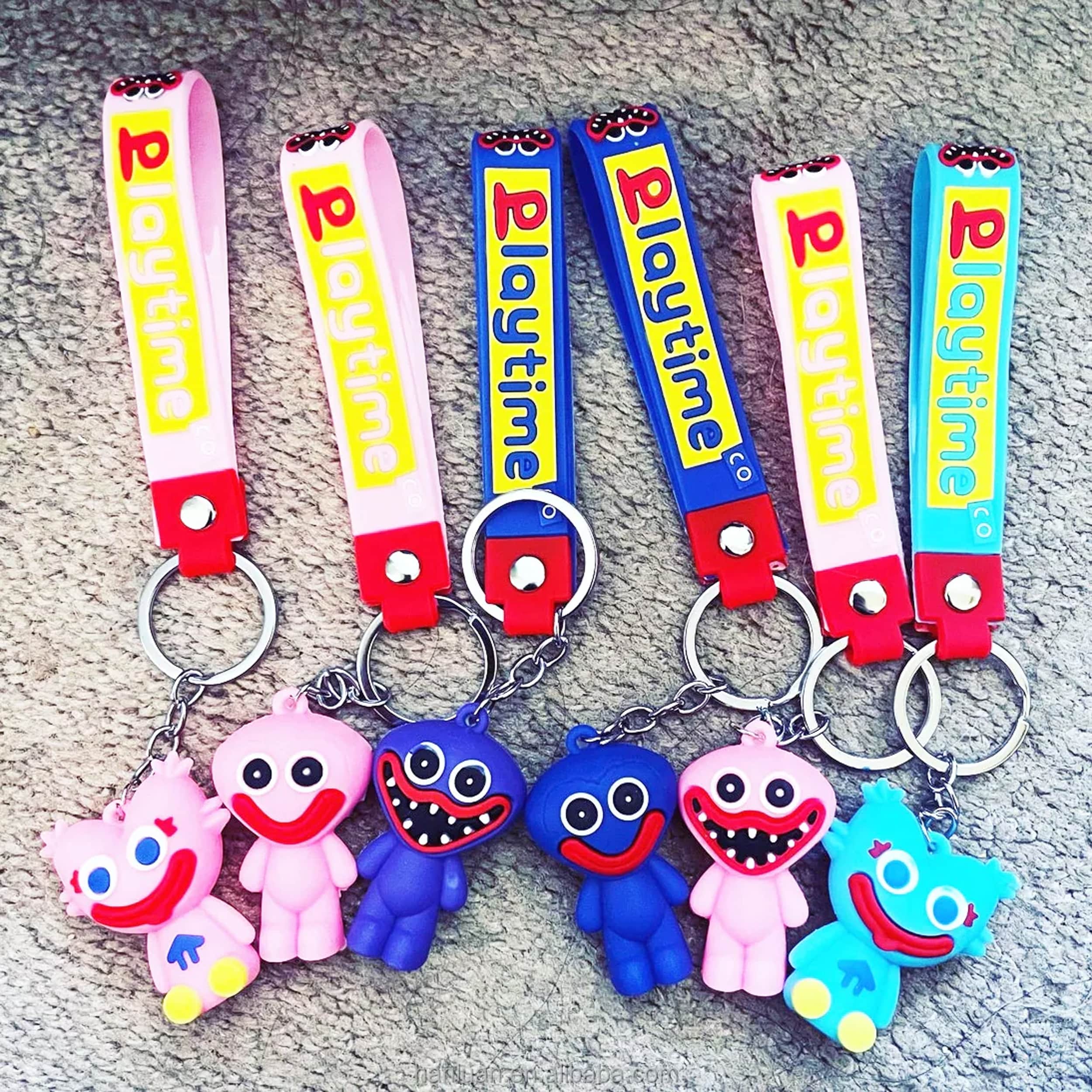 Monster Smiley Keychains Assorted
