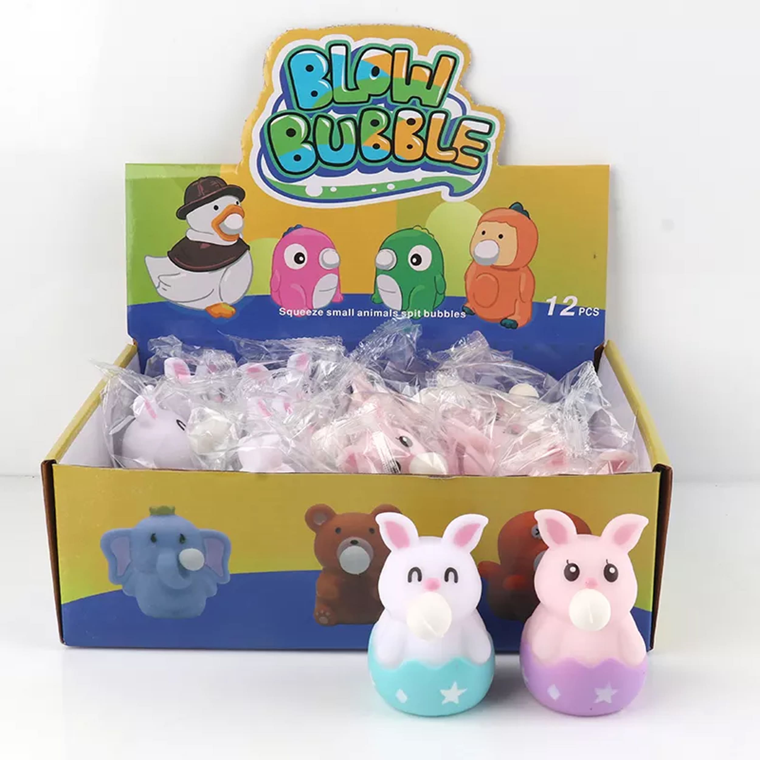 Squeeze Bubble Blower - Dip and Squeeze - No Blowing Needed!