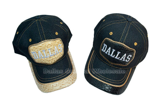 Bulk Buy "Dallas" Jeans Casual Baseball Caps Wholesale