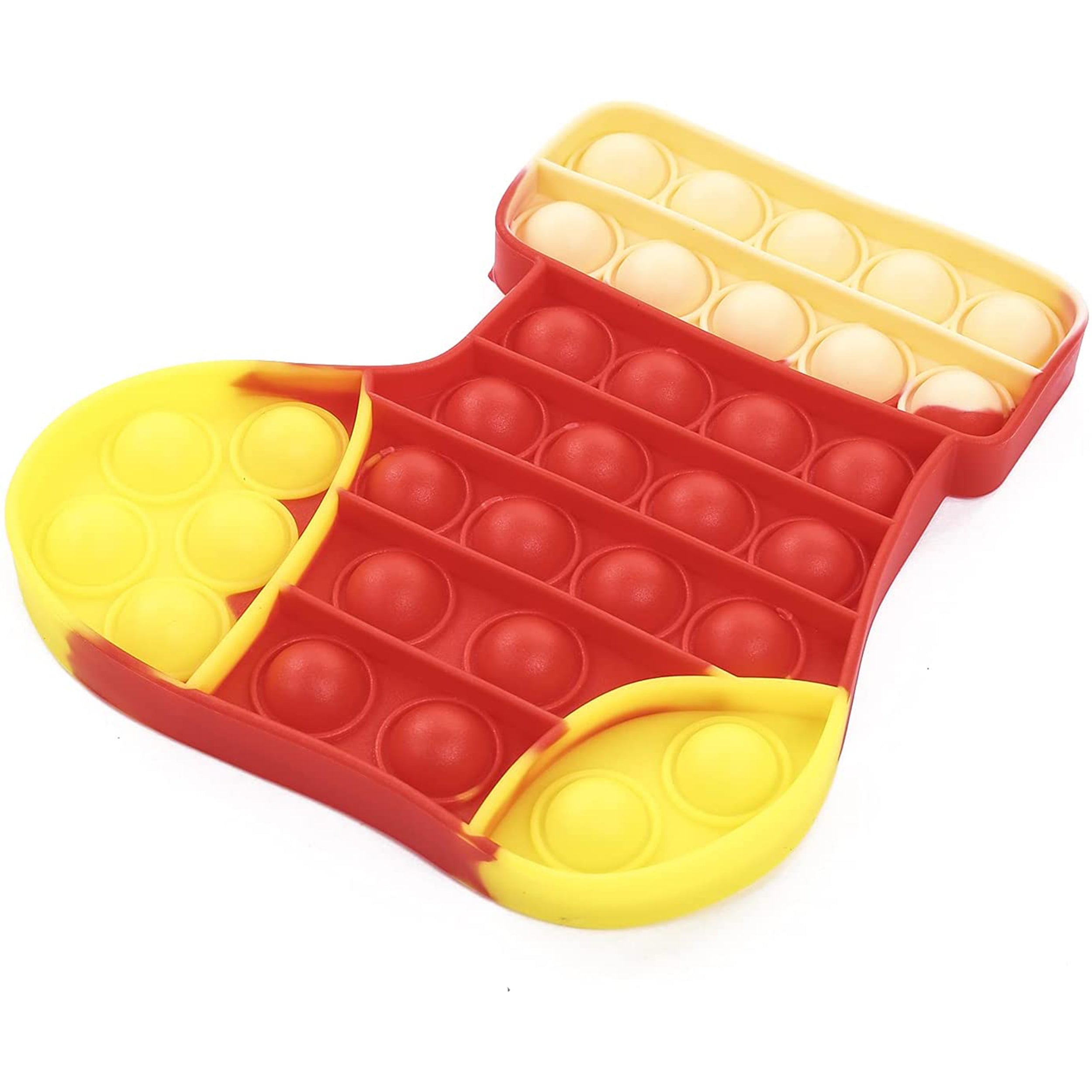 Christmas Santa Socks Pop it fidget toys