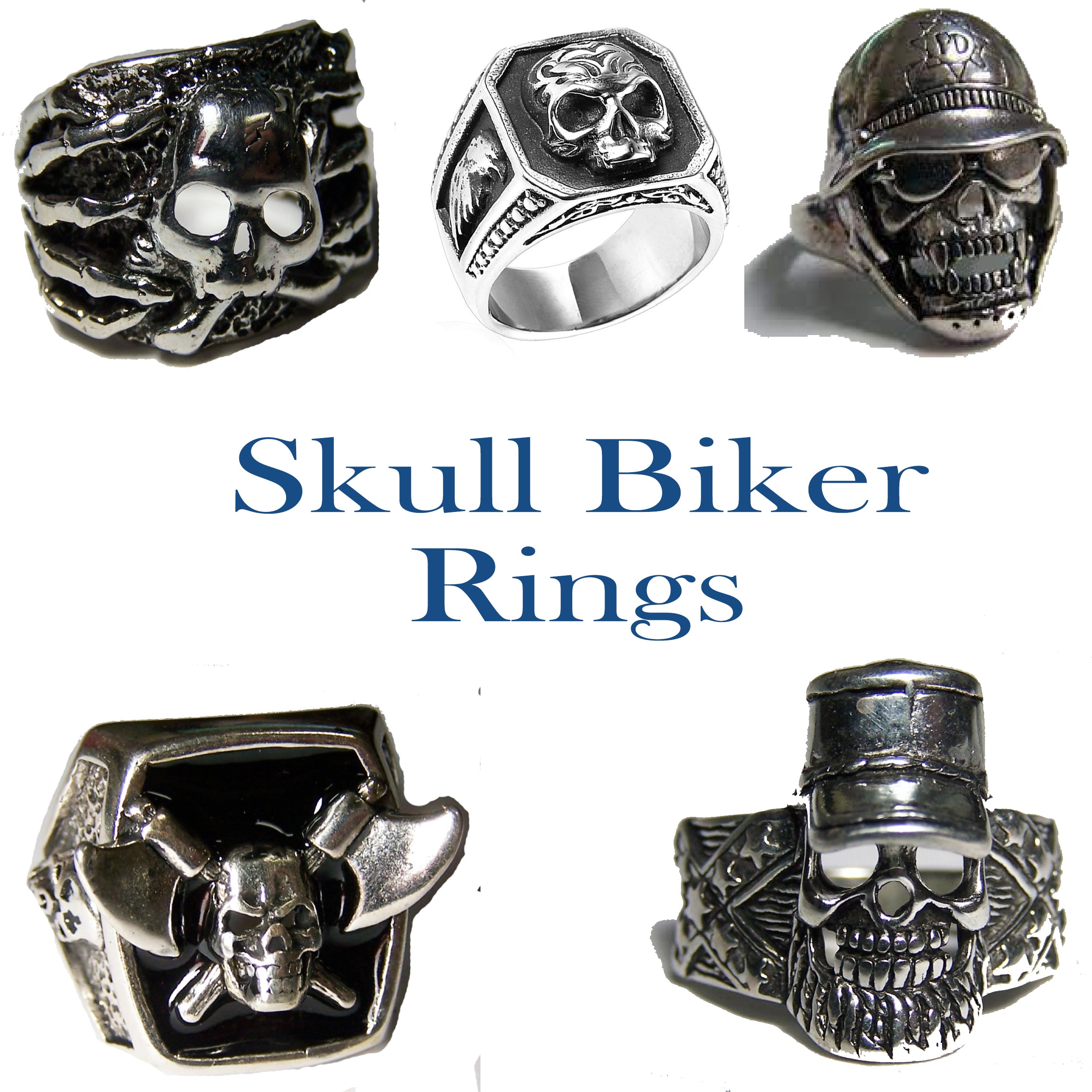 Skull Biker Rings: Embrace the Rebel Spirit in Style – JSBlueRidge.com ...