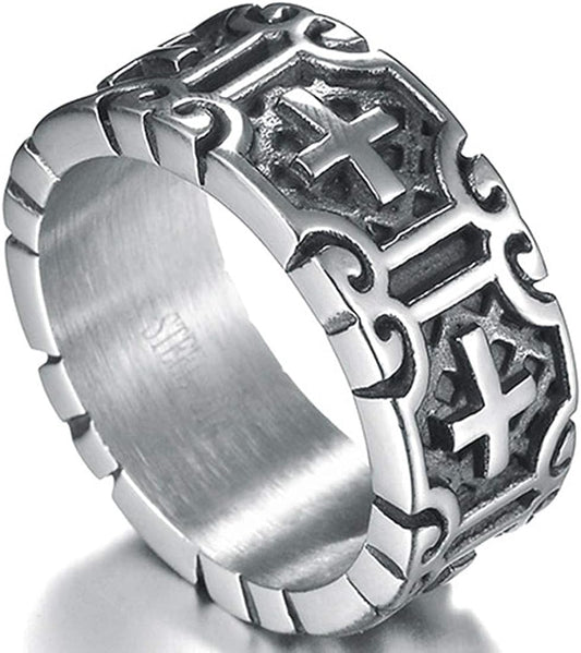 Biker Cross Rings: Uniting Faith and Rebellion