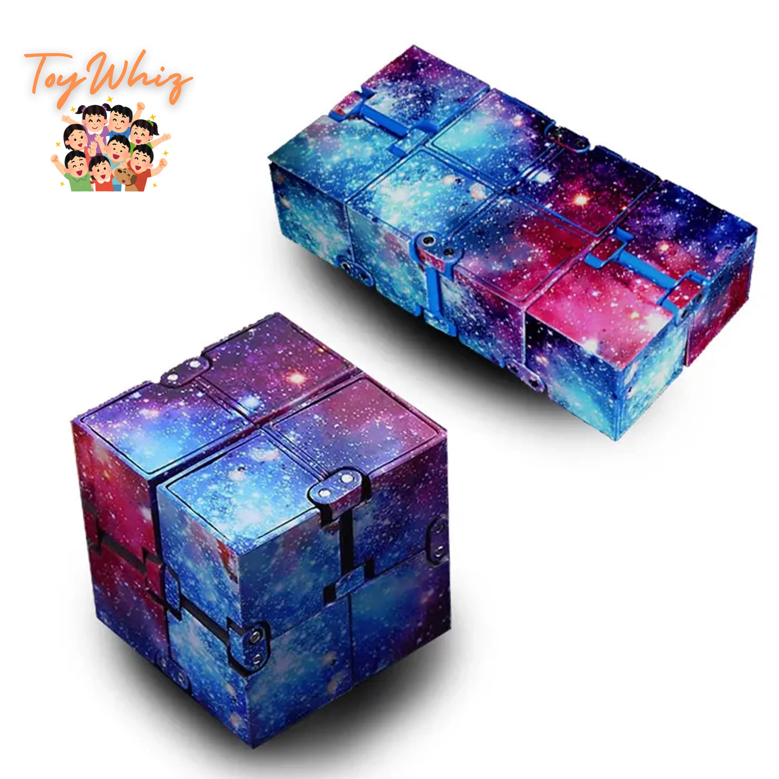 3D Galaxy Cube Infinity Square Fidget Toy Blocks for Kids & Adults ...