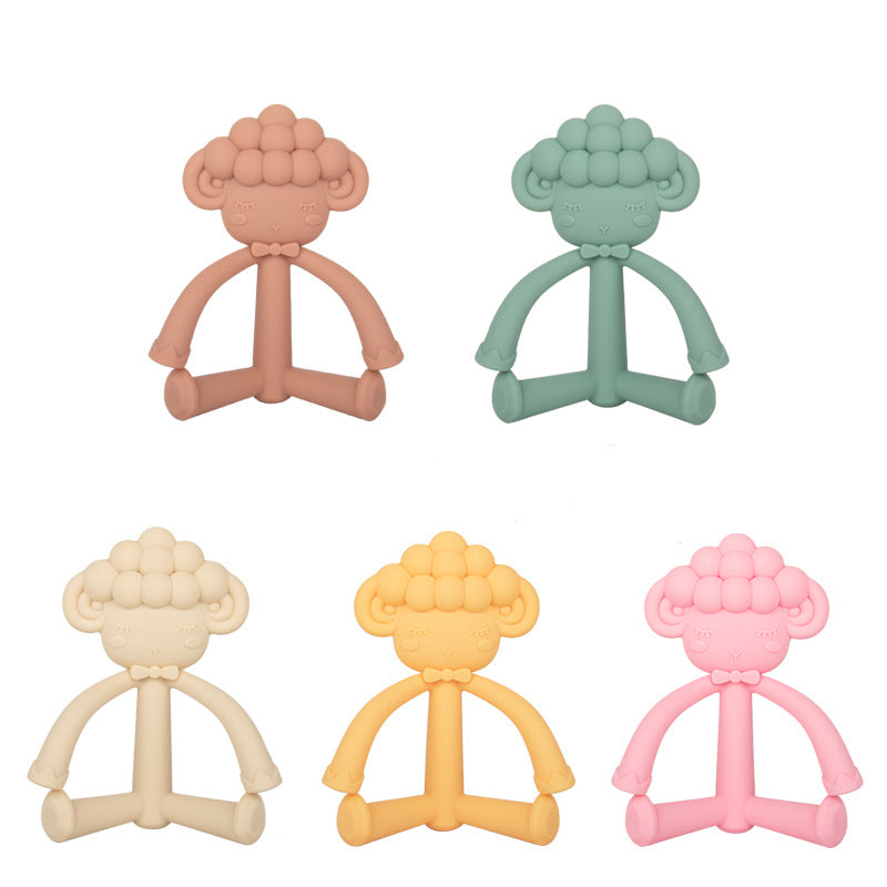 Baby Gloves Teething Rubber Silicone Stick Bite Toy