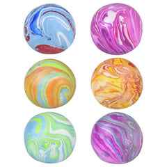 Squish & Stretch Marbleized Gummi Ball For Kids In Bulk- Assorted