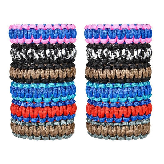 Two-Tone Para corded  Buckle Bracelets (Sold by DZ)