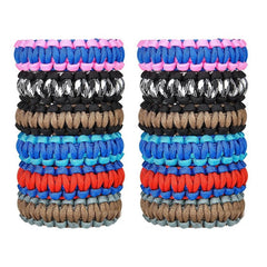 Two-Tone Para corded  Buckle Bracelets In Bulk- Assorted