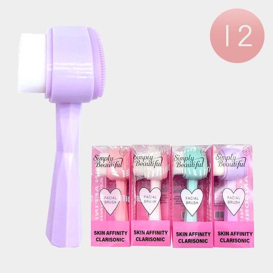 Double-Sided Facial Brushes (Sold by the DZ=$71.88)