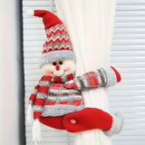 1-4pcs/ set Christmas Plush Doll Set - Santa Claus with Snowman, Cartoon Window Hanging Decoration for Trees and Home Decoration